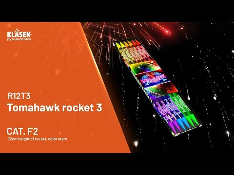 225. Tomahawk rocket 3, 12stck Packet