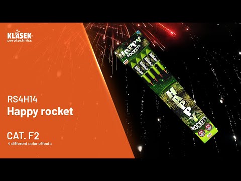 228. Happy rocket, 4stck Packet