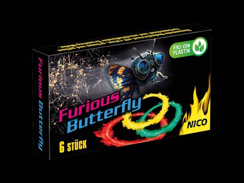 716. Furious Butterfly, 6er-Schtl.