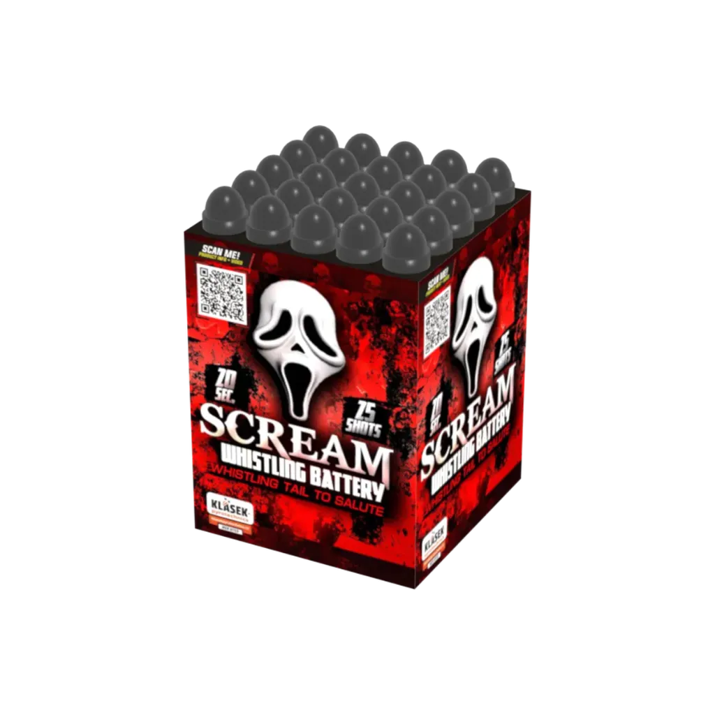 Scream Whistling Battery · 25 shots · 4 pcs (602)