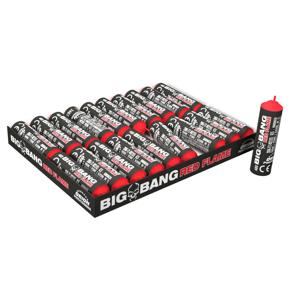 305. BIG BANG RED FLAME, 20 Stück/Paket