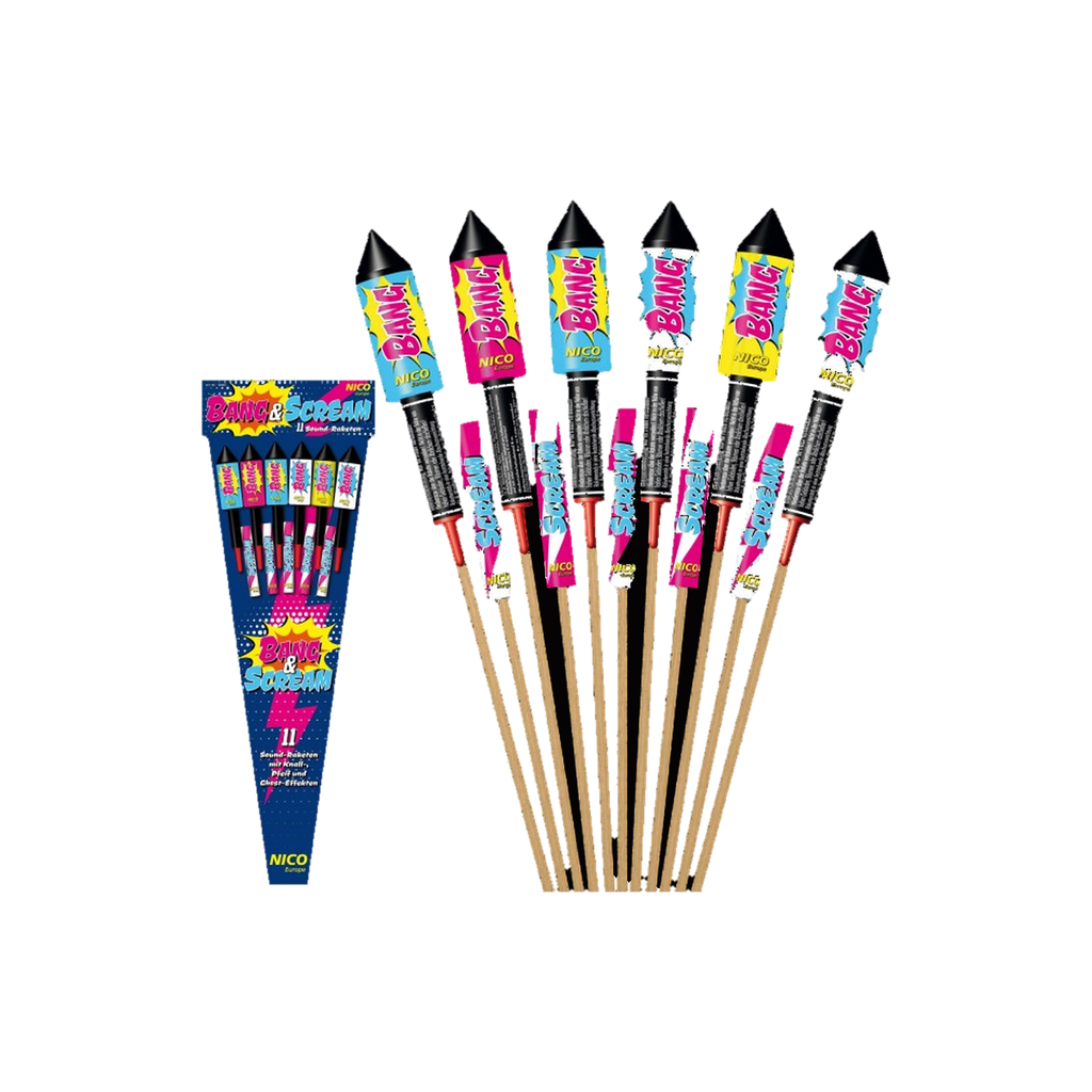 [FB-RAK-005] Bang & Scream · 11 Raketen (212)