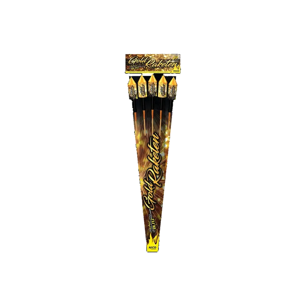 [FB-RAK-018] Gold Raketen · 5 Raketen (213)
