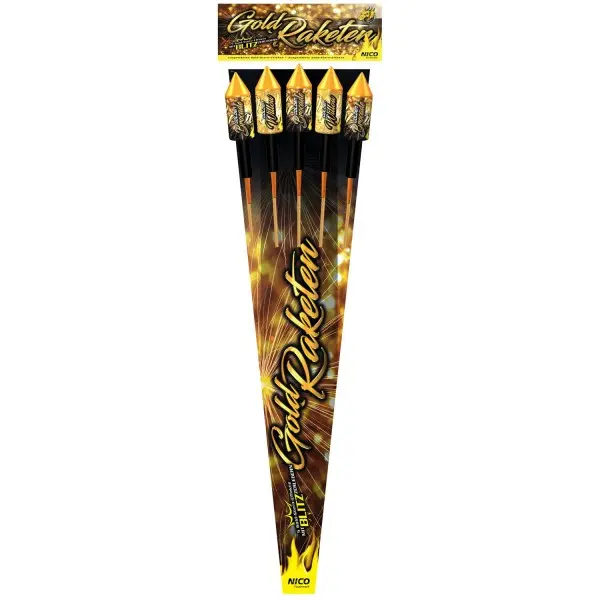 213. Gold Raketen, 5er-Rak.-Btl