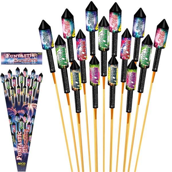 215. Funtastic Rockets, 15 piéces