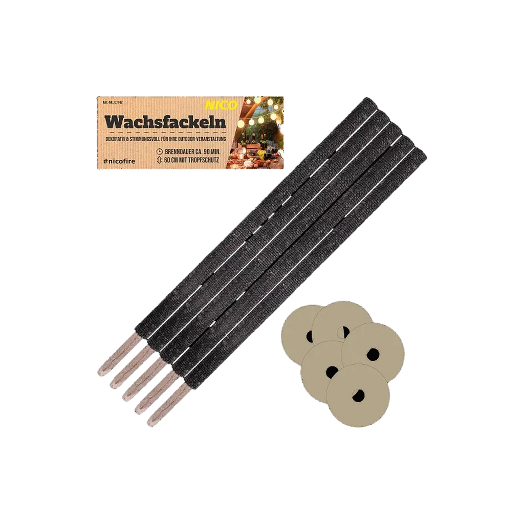 Wax Torch · 60 cm · 5 pcs (837)