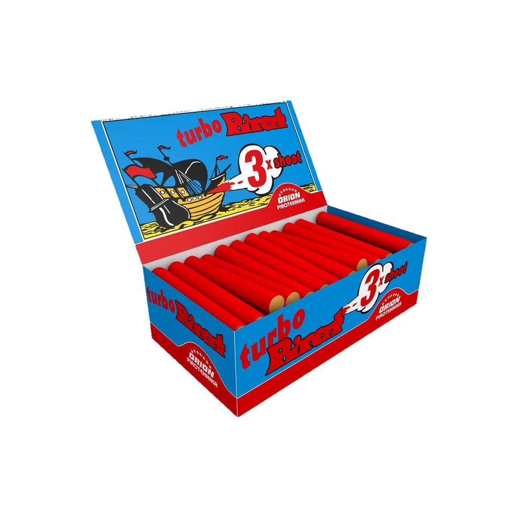 [FB-KNA-008] 319. TURBO PIRATE 3X, 100 Stück/Paket
