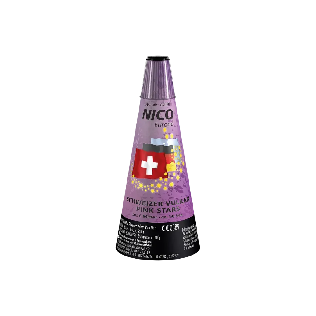 Schweizer Vulkan Pink Stars · 1 Stück (647)