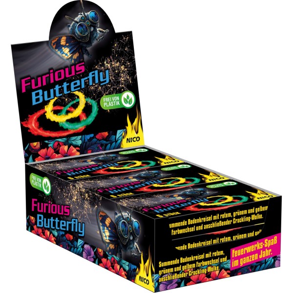 716. Furious Butterfly, 6er-Schtl.