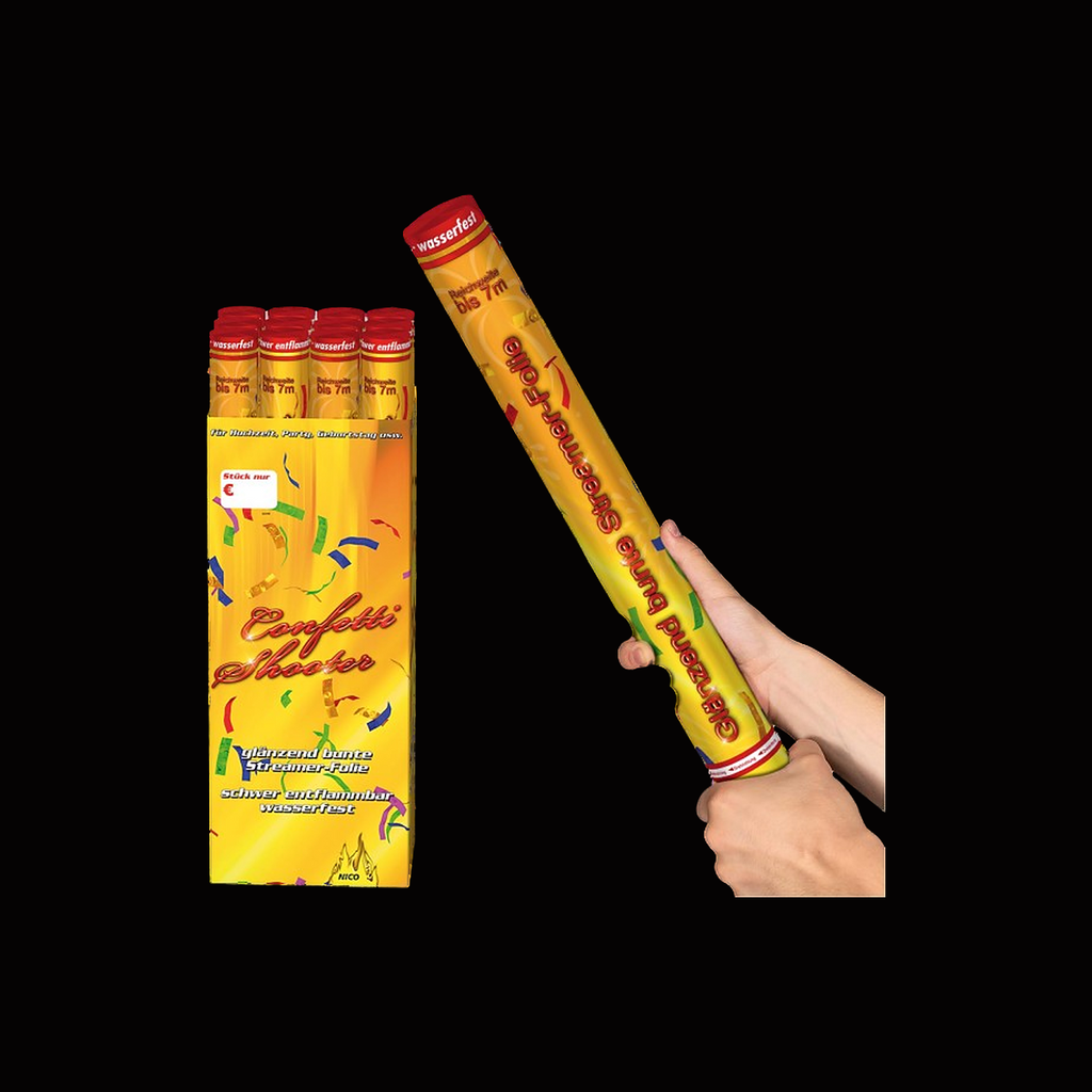 [FB-PAR-004] Canon à confettis 60 cm · multicolore métallisé (835)
