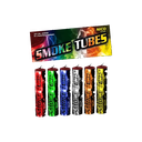 400. Smoke Tubes, couleurs assorties, sachet de 6, cat. T1