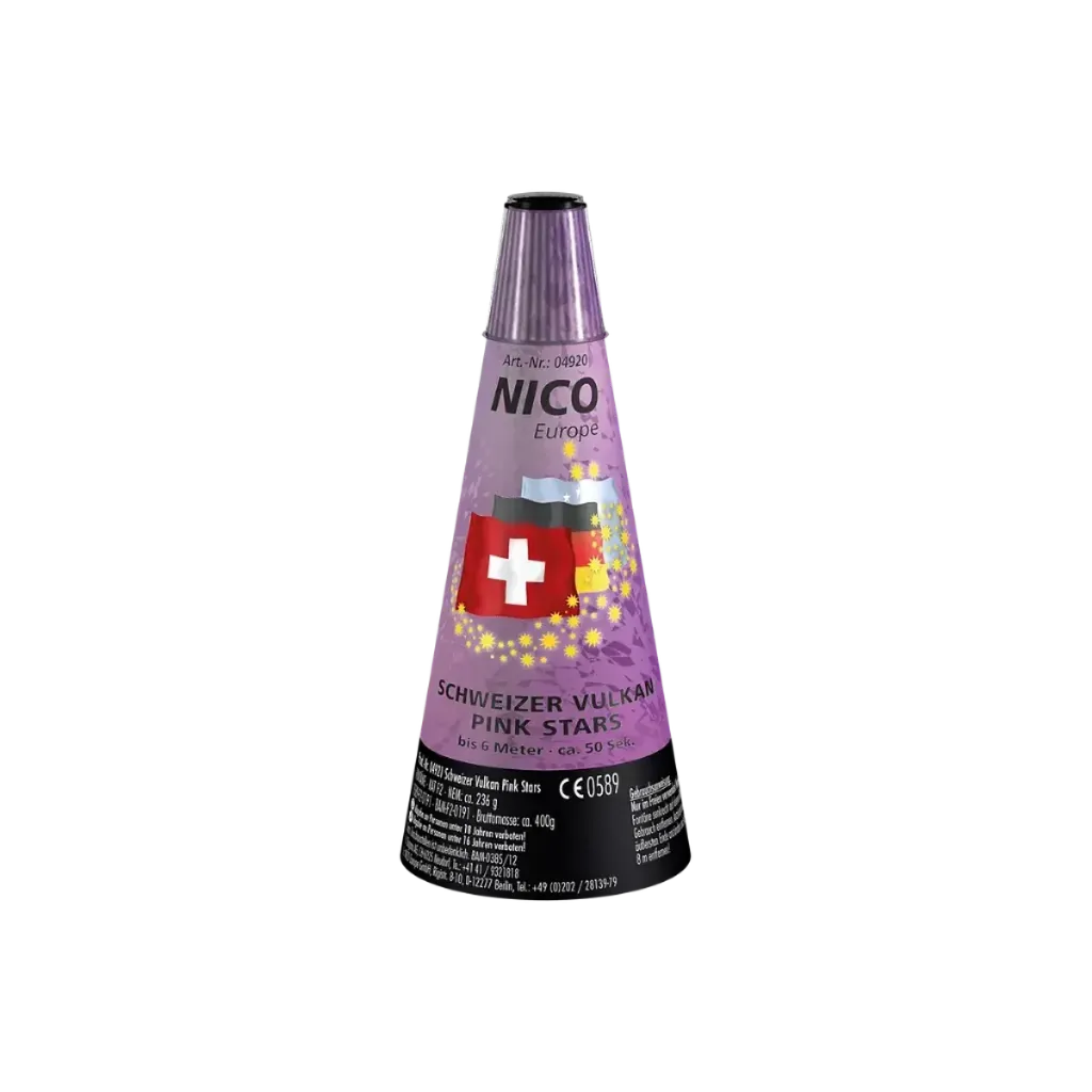 Volcan suisse Pink Stars | Feuerwerk-Belgien